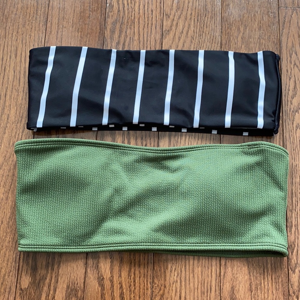 Bandeau Bikini Tops from ROMWE